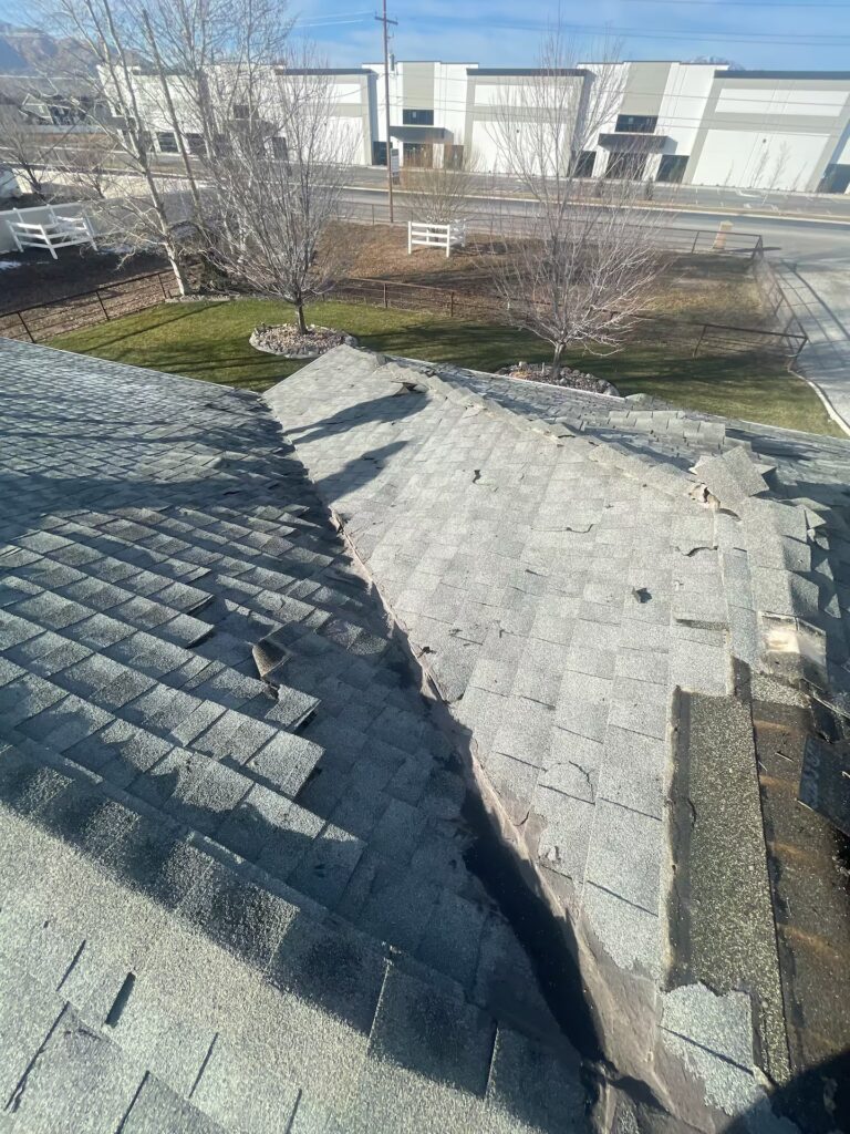 Damaged roof being repair Services in Spanish Fork, UT